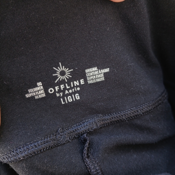 Offline By Aerie OG Foldover Super Glare Highrise Leggings - Picture 7 of 7